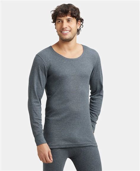 Buy Super Combed Cotton Rich Full Sleeve Thermal Undershirt with ...