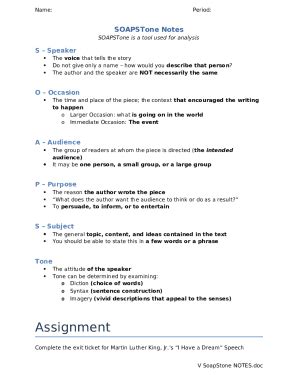 Soapstone Template SOAPSTone Paragraph Template Google ... Doc Template ...