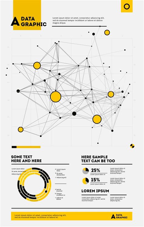 Infographie futuriste. Information esthétique. Visualisation graphique ...