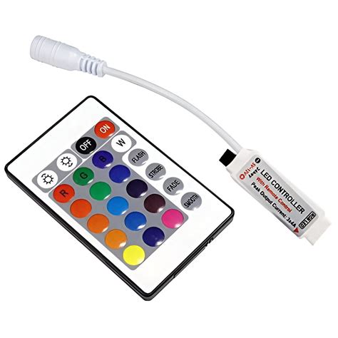 Buy RGB LED Strip IR Remote Controller — 24 Keys, 12V
