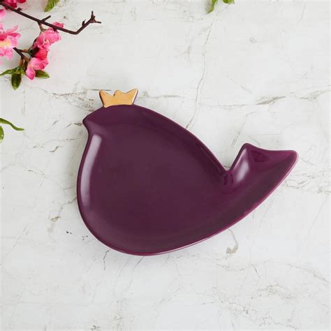 Buy Colour Connect Ceramic Bird Decorative Platter from Home Centre at ...