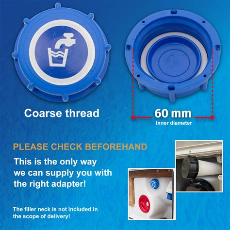Camper Motorhome Water Tank Filling Adapter Connec... - Grandado