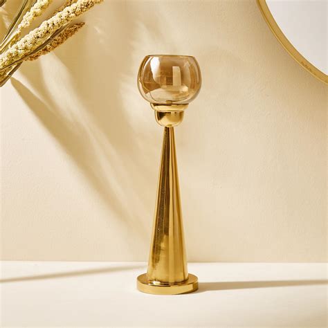 Buy Selena Accord Glass Pedestal T-Light Holder from Home Centre at ...