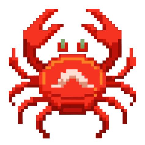 Pixel design crab Images - Free Download on Freepik