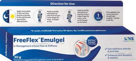 Buy FREEFLEX EMULGEL HELPS RELIEVE JOINT PAIN IMPROVES JOINT MOBILITY ...