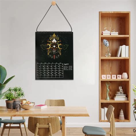 Buy 2023 Wall Calendar, Dark Forest Lunar Calendar 2023 with 12 ...