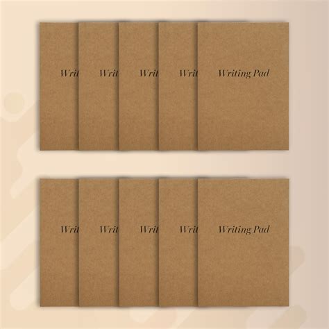 Packmate Writing Pad (Pack of 10) | Made of Recycled Paper : Amazon.in ...