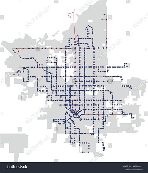 Us California State Fresno City Map Stock Vector (Royalty Free ...