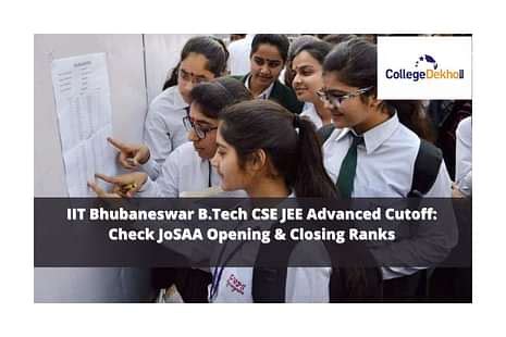 IIT Bhubaneswar Computer Science Cutoff 2024: JoSAA Opening & Closing ...