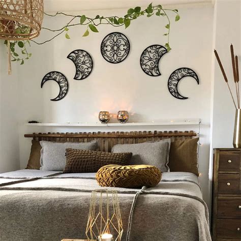 Lunation Metal Wall Art, Set of 5 Pieces – oliveandgray