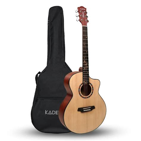 Kadence FR77NA Frontier 40" Acoustic Guitar | Grand Auditorium Cutaway ...