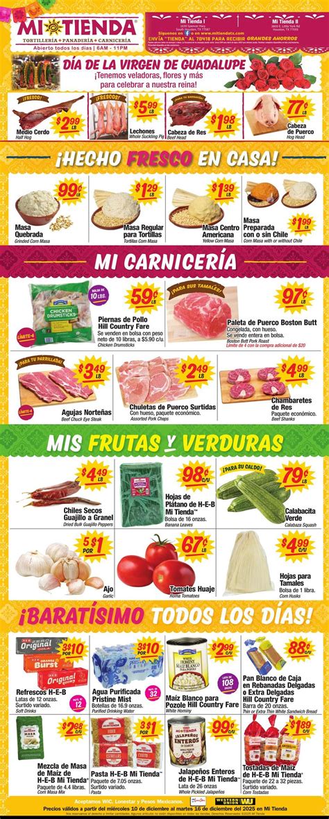 Mi Tienda Weekly Ad (12/10/25 - 12/16/25) & Flyer Preview - EveryPayJoy