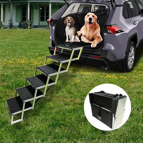Amazon.com: PENSUN Dog Ramps for Small & Big Dogs Portable Folding Pet ...