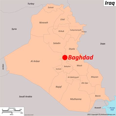 Baghdad Map | Iraq | Detailed Maps of Baghdad