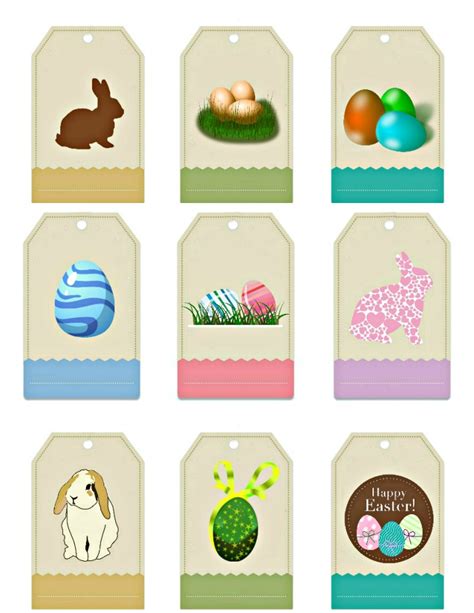 Easter Name Tags Printable - Printable Word Searches