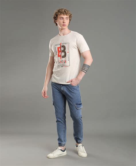 Buy Ocean Fade Denim Joggers Online at Fazyo