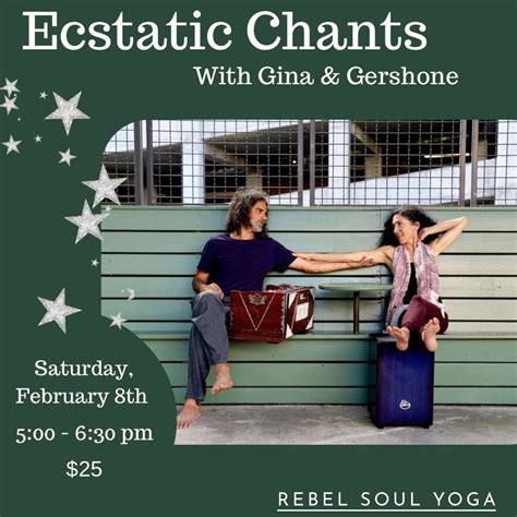 Ecstatic Chants with Gina & Gershone , 817 N Howe St #4, Southport, NC ...