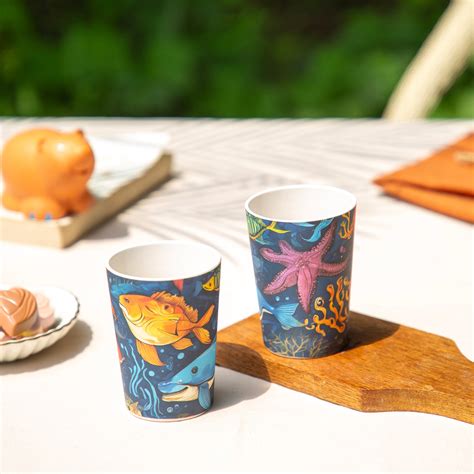 Marine Magical Bamboo Kids Tumblers/ Glasses – The Bamboo Co