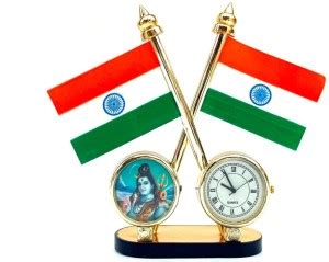 WOLCH Indian Flag Double Sided Wind Car Dashboard Flag Flag Price in ...