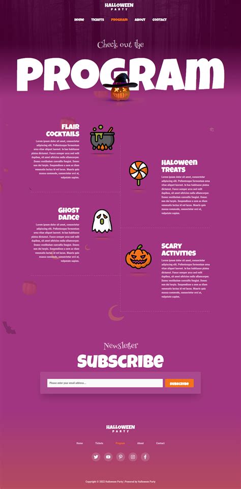 Image result for Feature Program Halloween