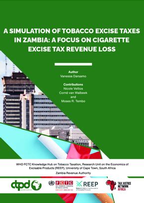 TIFF Knowledge Hub | Tobacco Excise Tax Simulation in Zambia | TETSiM…