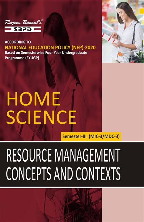 Buy NEP Home Science: Resource Management Concepts and Contexts 3rd ...