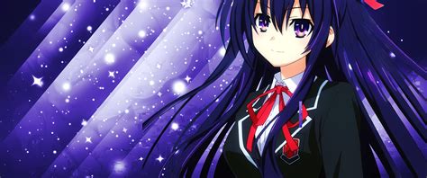 Download wallpaper girl, school uniform, long hair, anime, beautiful ...