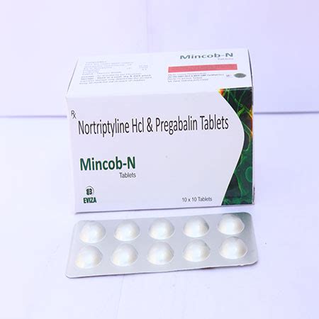 Mincob N - Nortriptyline HCL & Pregabalin Tablets - Eviza Biotech Pvt. Ltd