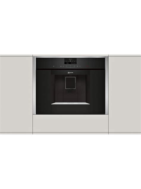 Neff C17KS61H0 Built-In Bean-to-Cup Home Connect Coffee Machine, Black