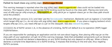 Image result for Failed to Load Class Org.slf4j.impl Eclipse