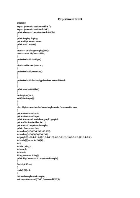 MObile Communication and Computing Experiment -3 with all the outputs ...