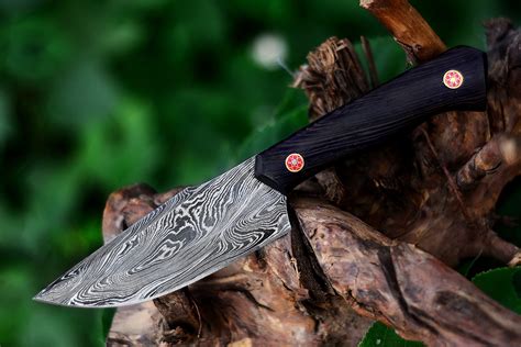 Buy SHARD Handmade Damascus Hunting Knife - Bushcraft Knife, Self ...