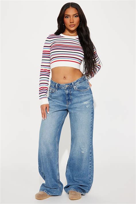 Miss Americana Striped Sweater - Multi Color | Fashion Nova | Stripe ...