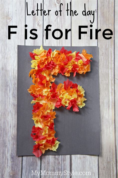 Letter F Crafts For Kindergarten