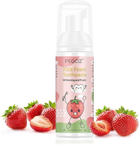 Kids Foaming Toothpaste for U-Shaped Toothbrush - Natural Formula for Deep Gum Cleaning ...