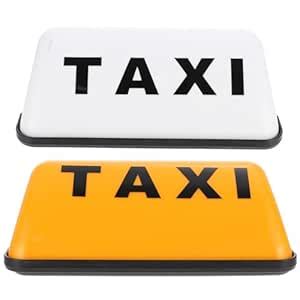 Cabilock 2pcs Small Taxi Sign Light Signs Car Signs Cab Roof ...
