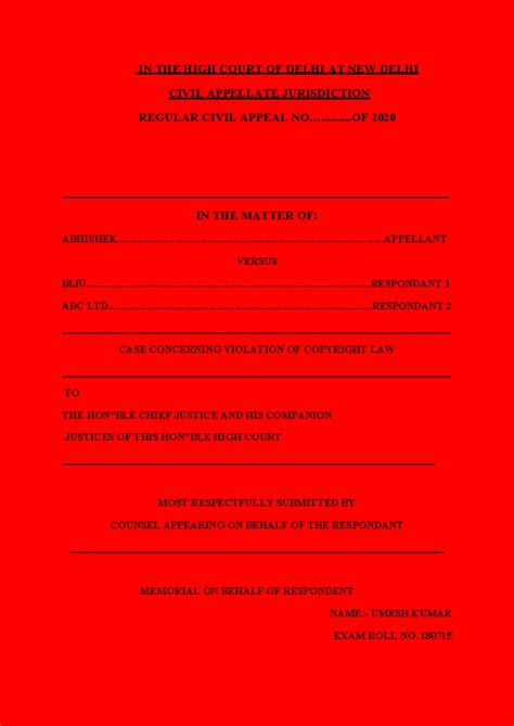 CIM 2024 Handbook & Moot Proposition - CIM HANDBOOK MOOT COURT SOCIETY ...