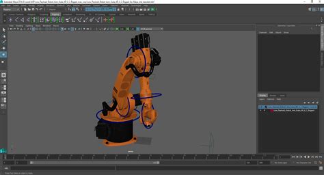 Low Payload Robot Arm Kuka KR 6 2 Rigged for Maya 3D model | 3D Molier ...