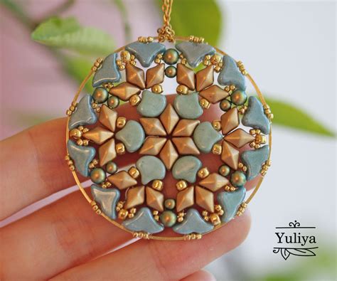 Image result for Beaded Mandala Tutorials