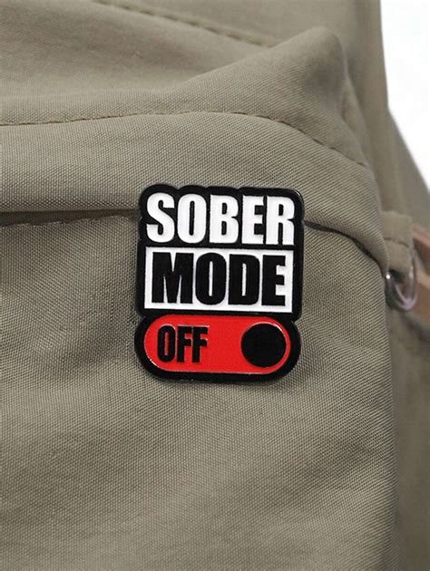 3pcs Sober Mode Off Verified Idiot Enamel Pins Humorous Satirical ...