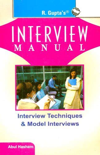 Buy Interview Manual: Interview Techniques & Model Interviews Book ...