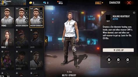 Three new characters in Free Fire Advance Server for OB29 update: All ...