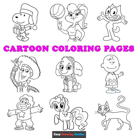 Cartoon Coloring Pages 的图像结果