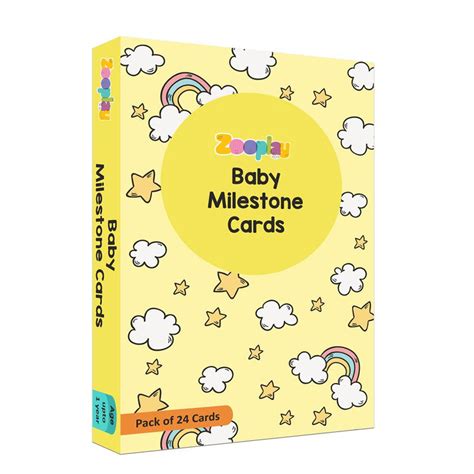 Baby Milestones Flashcards -Pack of 24 – Zooplay India