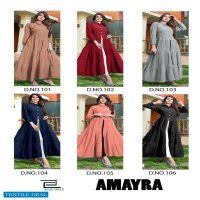 Blue Hill Amayra Wholesale Long Gown With Side Cut Kurtis Side Cut Gown ...