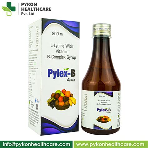 PYLEX-B Syrups (200ml) Pykon Healthcare Pvt. Ltd.