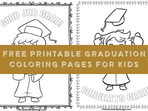Graduation Coloring Page Diploma Coloring Page PNG Transparent Images