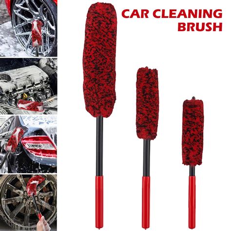 CIVG 10inch Car Wheel Cleaning Brush Nylon Car Wheel Rim Detailing ...