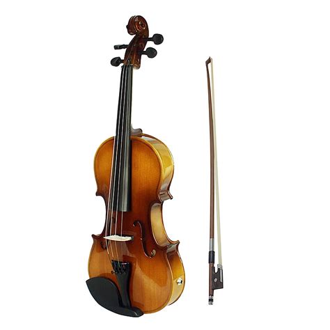 4/4 Full Size Acoustic EQ Electric Violin Fiddle Kit Solid Wood Spruce ...