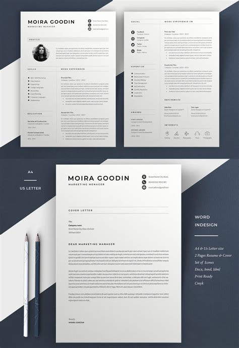 Resume Template Indd - Printable Word Searches